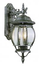  4054 RT - Francisco 3-Light Outdoor Beveled Glass Armed Wall Lantern